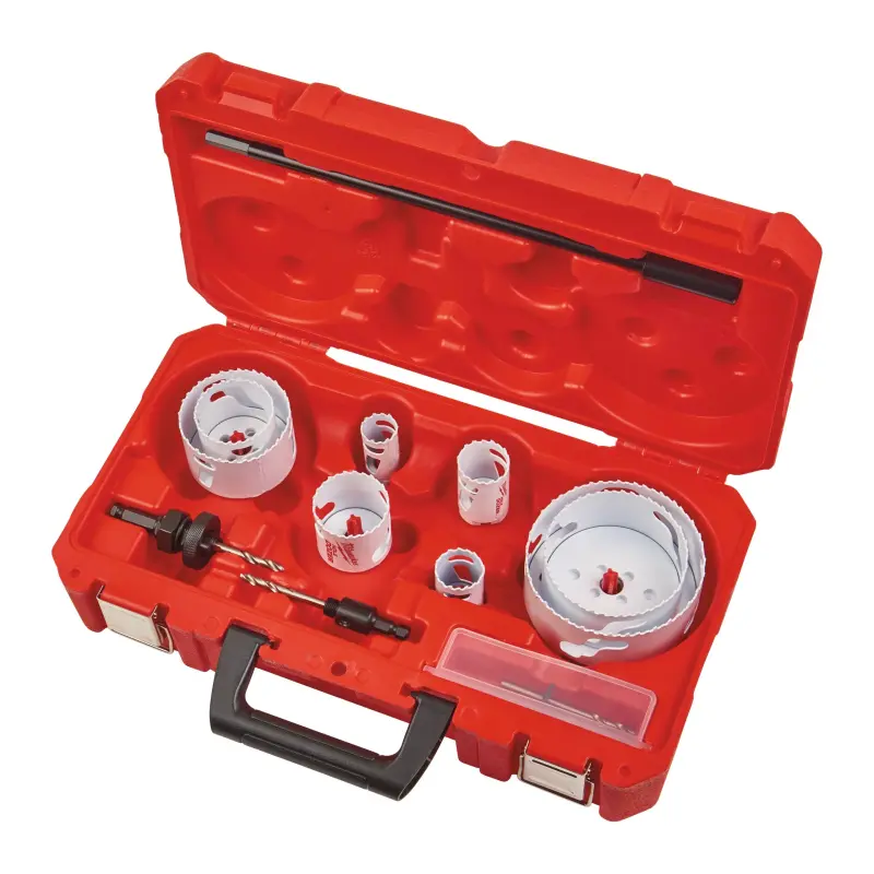 Sada kruhových pilek/děrovek Milwaukee KIT 3 Hole Dozer Holesaw, bimetalové zuby, 4932451658